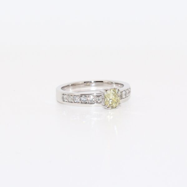 SOLITARIO DIAMANTE FANCY YELLOW - Imagen 2