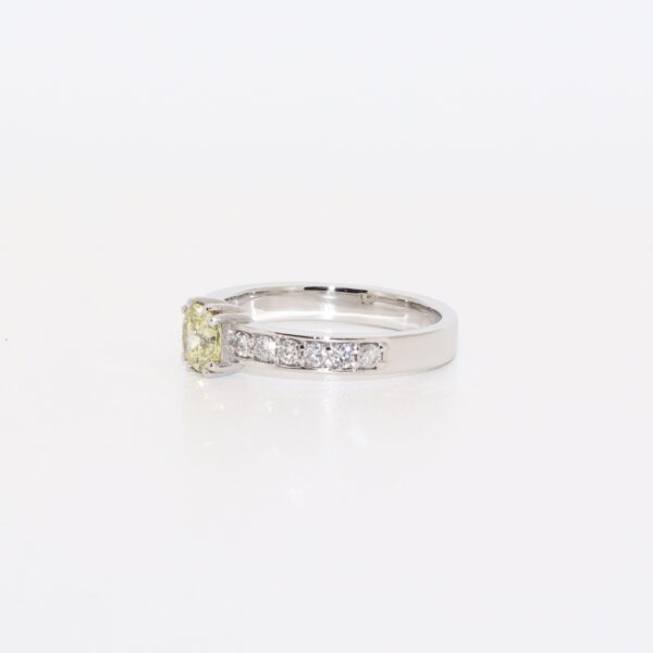 SOLITARIO DIAMANTE FANCY YELLOW - Imagen 3