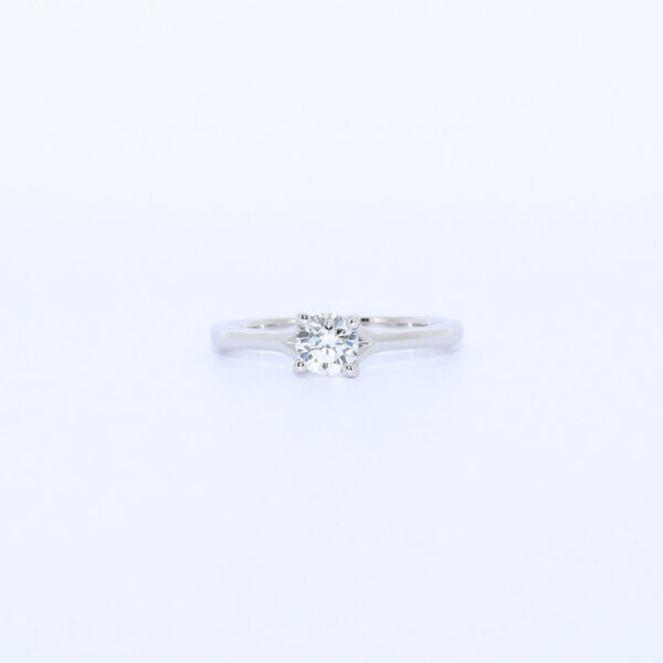 SOLITARIO PLATINO CON BRILLANTE - Imagen 2