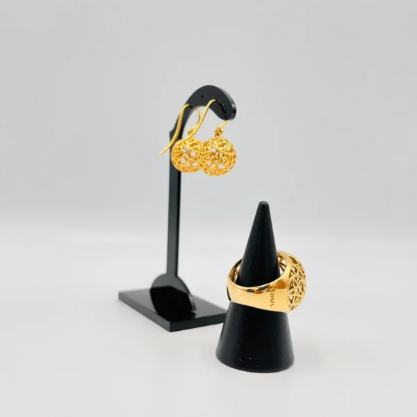CONJUNTO SORTIJA + PENDIENTES TOUS - Imagen 2