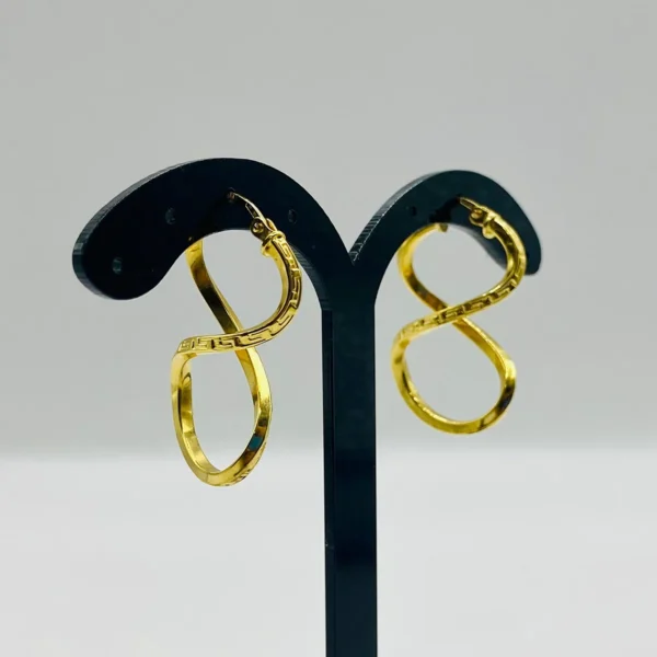 PENDIENTES INFINITO CON GRECA - Imagen 3