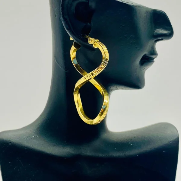 PENDIENTES INFINITO CON GRECA - Imagen 2