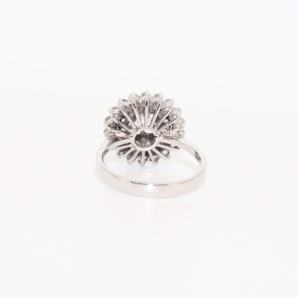 SORTIJA ROSETON CON BRILLANTES - Imagen 2