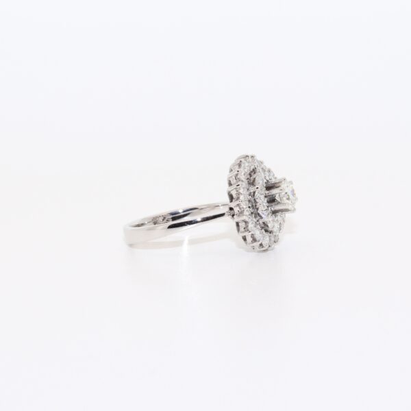 SORTIJA ROSETON CON BRILLANTES - Imagen 3
