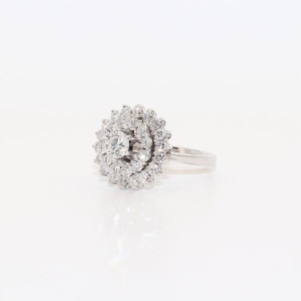 SORTIJA ROSETON CON BRILLANTES - Imagen 4