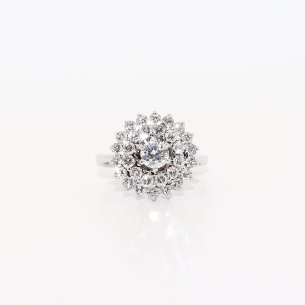 SORTIJA ROSETON CON BRILLANTES - Imagen 5