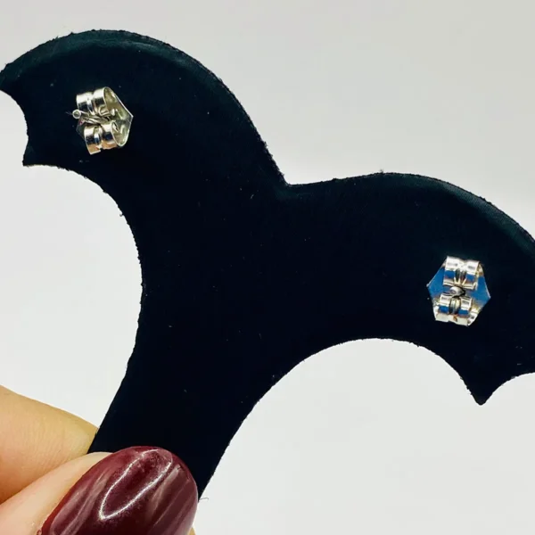 PENDIENTES ORO BLANCO CON BRILLANTE - Imagen 2