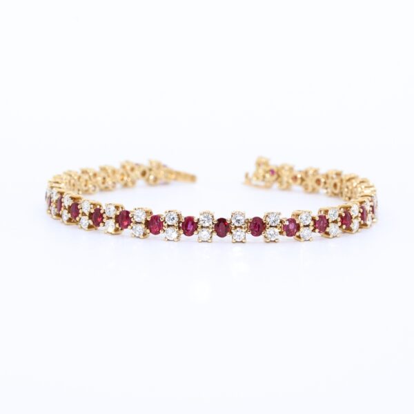 PULSERA RIVIERE RUBIS Y BRILLANTES - Imagen 5