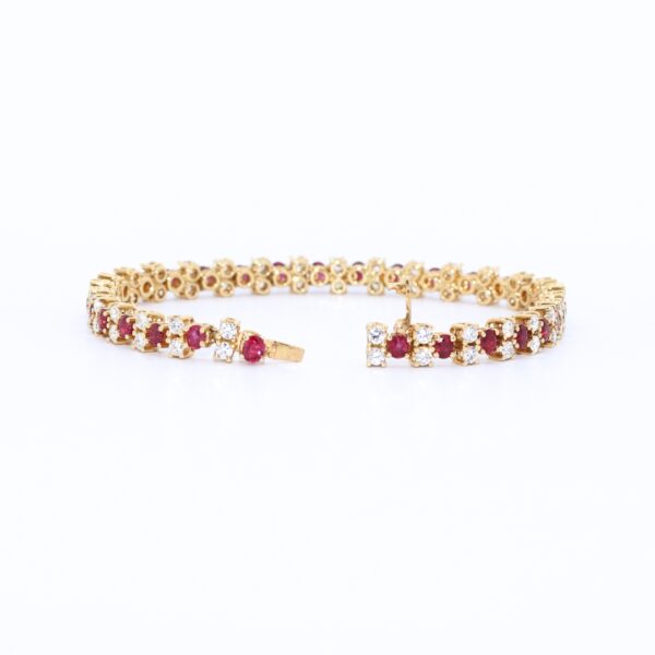 PULSERA RIVIERE RUBIS Y BRILLANTES - Imagen 6