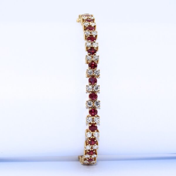 PULSERA RIVIERE RUBIS Y BRILLANTES - Imagen 3
