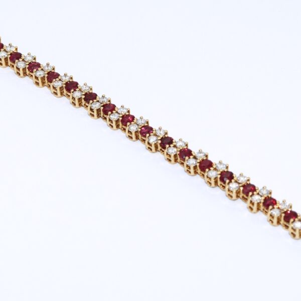 PULSERA RIVIERE RUBIS Y BRILLANTES - Imagen 4