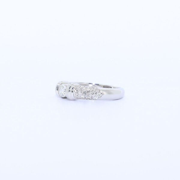 SOLITARIO ORO BLANCO BRILLANTES - Imagen 4