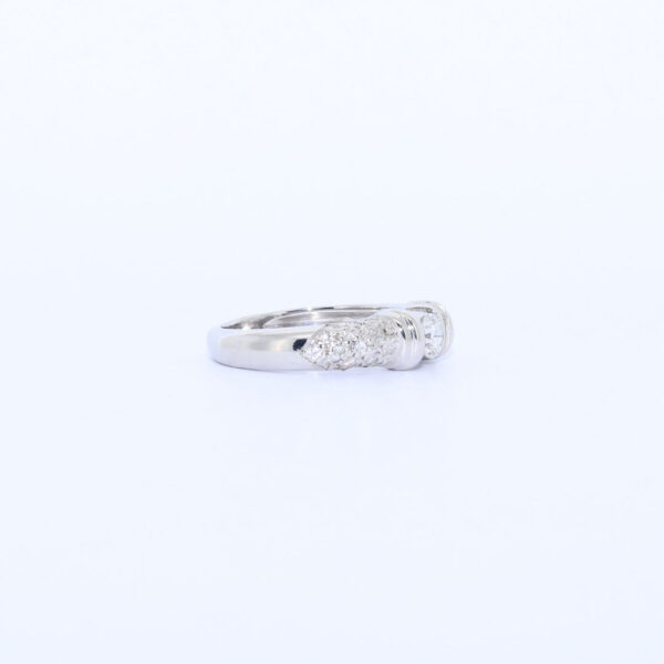 SOLITARIO ORO BLANCO BRILLANTES - Imagen 3
